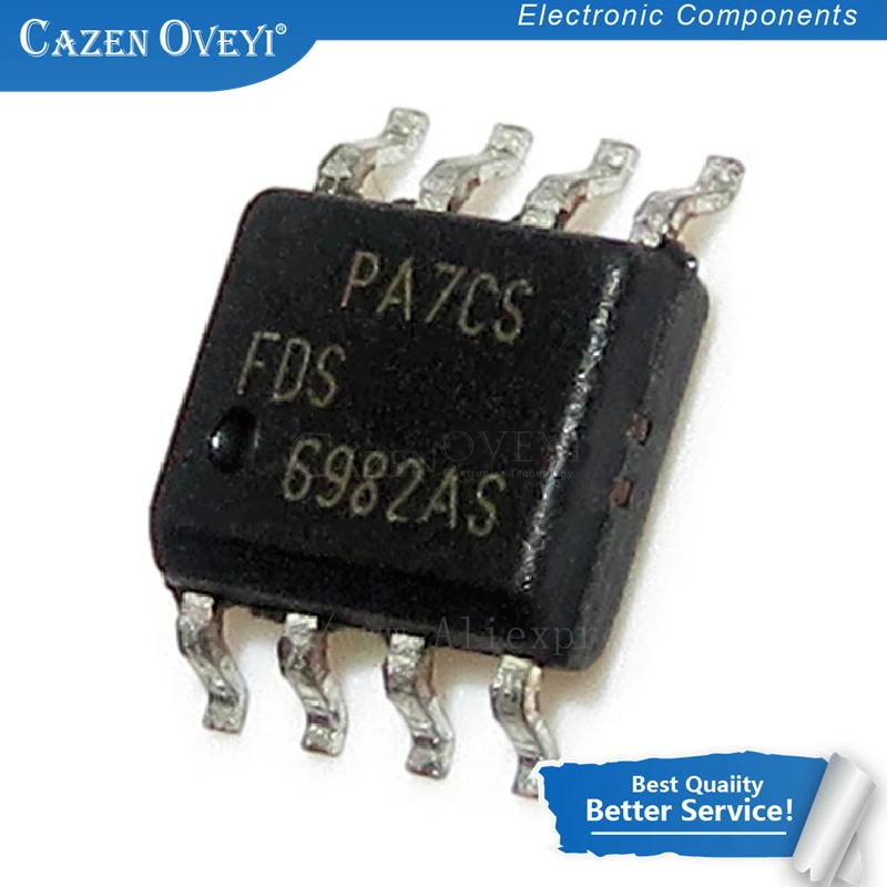

10pcs/lot FDS6982 6982 SOP-8 Dual N-Channel Notebook Supply MOSFET new original laptop chip In Stock