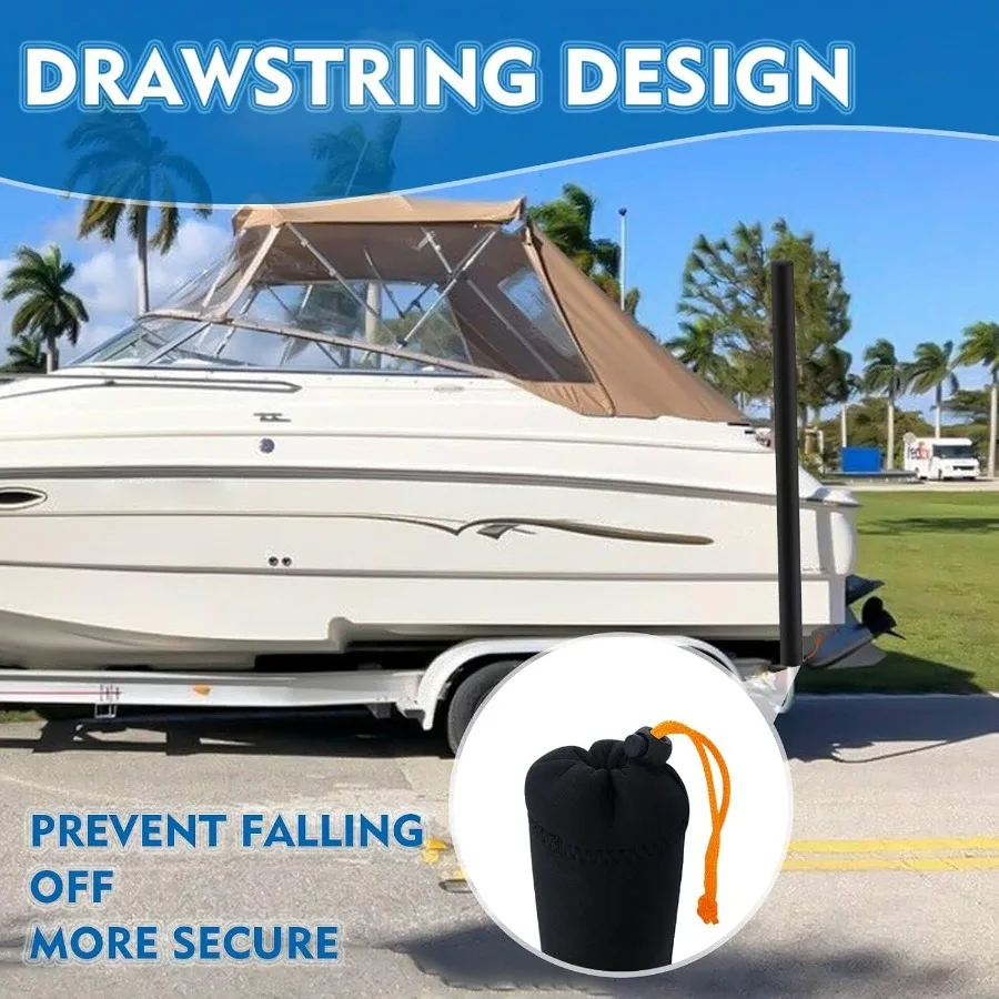 أغطية عمود توجيه مقطورة القارب - أغطية عمود توجيه القماش شديدة التحمل للمقطورة من النيوبرين للتزلج على شكل قارب نفاث #5