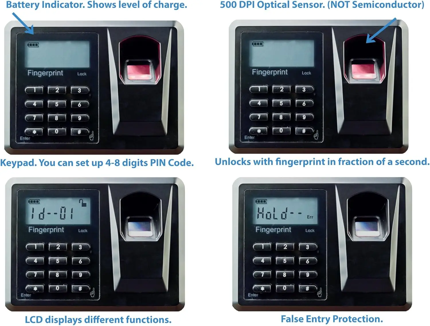 VS-52BLX Heavy Duty Hidden in Wall Safe Biometric Fingerprint