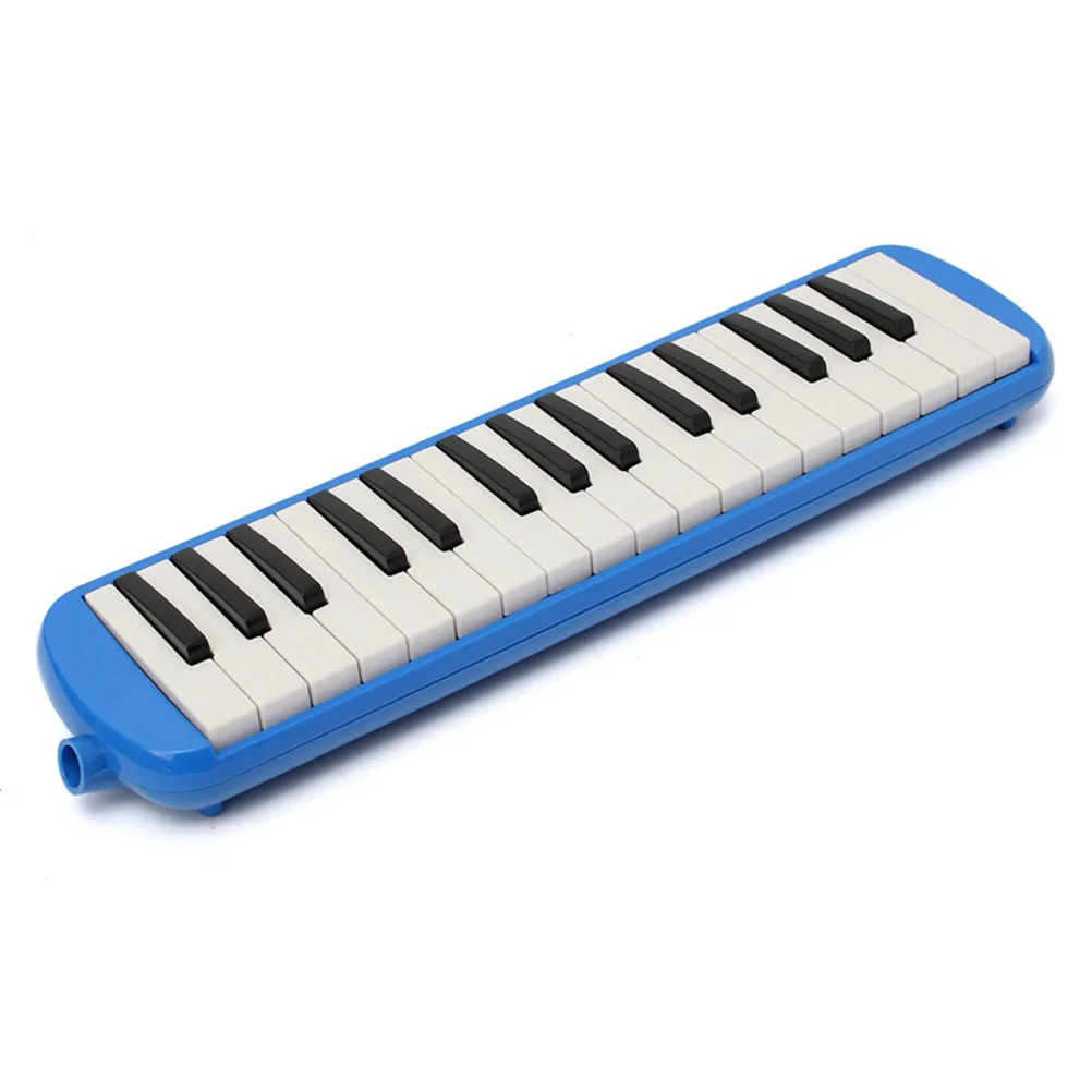 

Portable Blue 32 Key Melodica Harmonica Music Instrument Easy to Learn for Beginners Students Music Fans Melodica