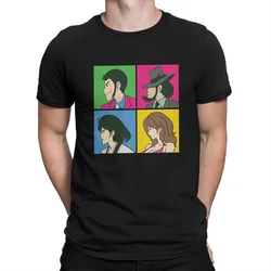 Lupin-ポリエステルTシャツ,テレビシリーズ3の男性用Tシャツ,ストリートウェア,グラフィックプロファイル,レジャースタイル