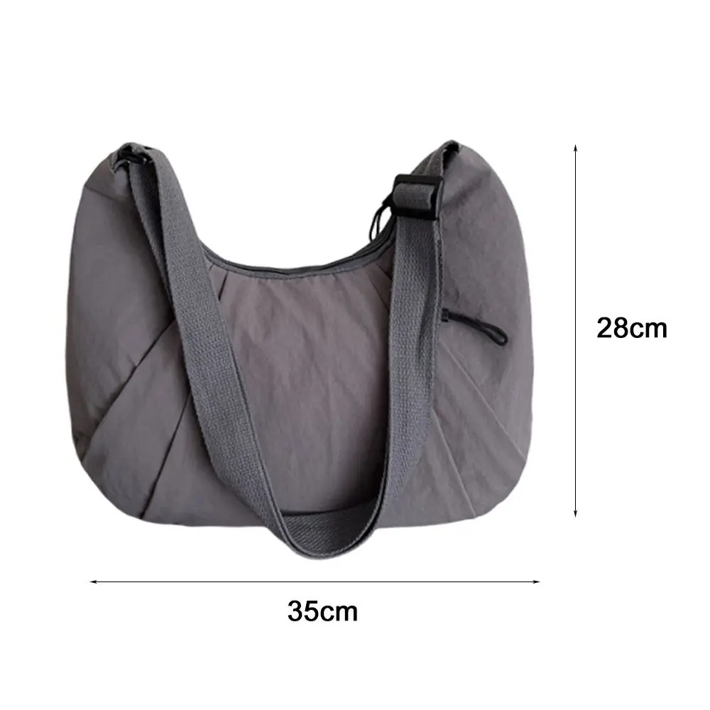 Lightweight Nylon Dumpling Tote Bag Versatile Design Single Shoulder Shoulder Bag Stylish Appearance Slant Crossbody