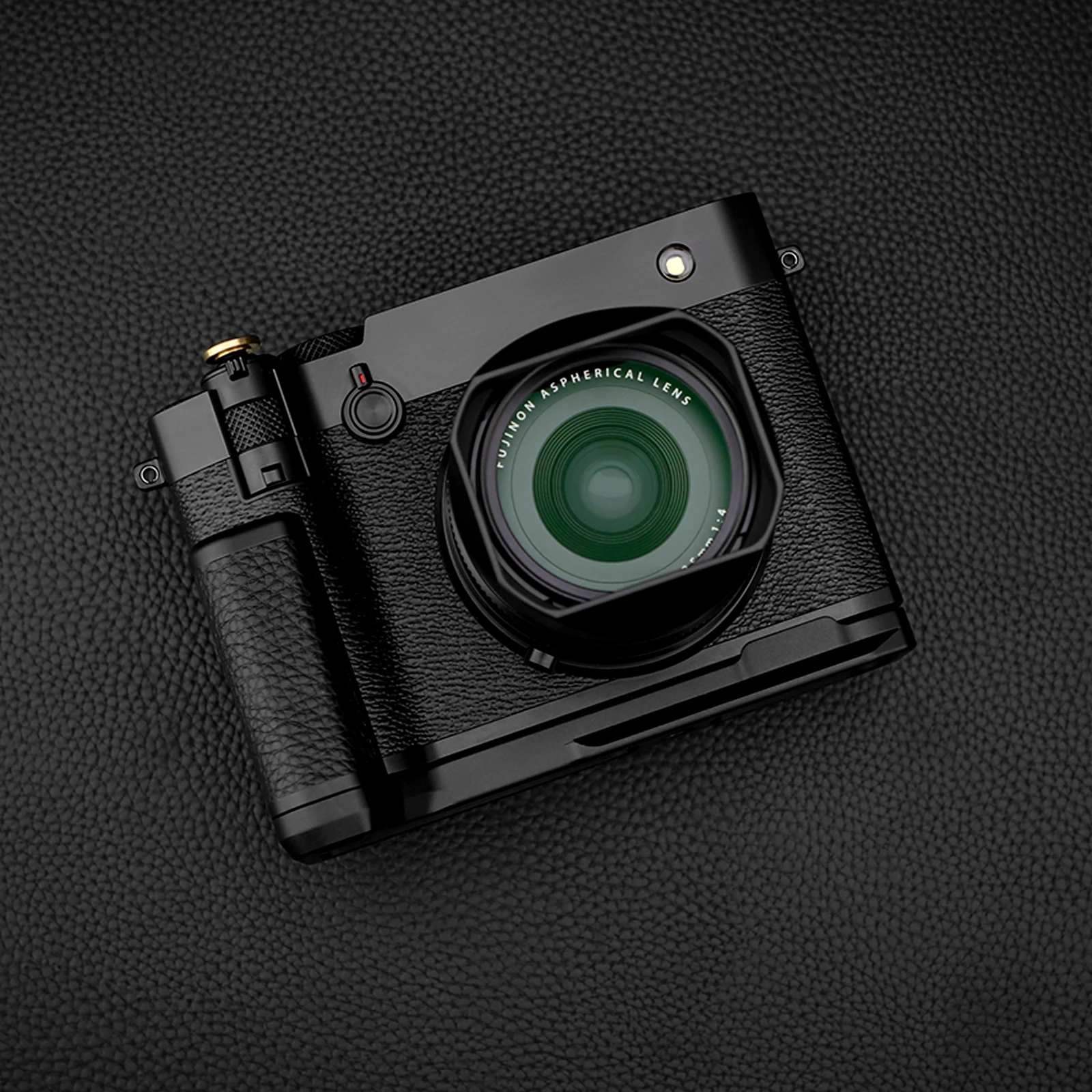 Haoge Handgriff für Fujifilm GFX100RF Kameragehäuse L-förmiger Griffhalter HG-GFXRF-B Schwarz mit Arca-Swiss Standardplatte – Detail 6