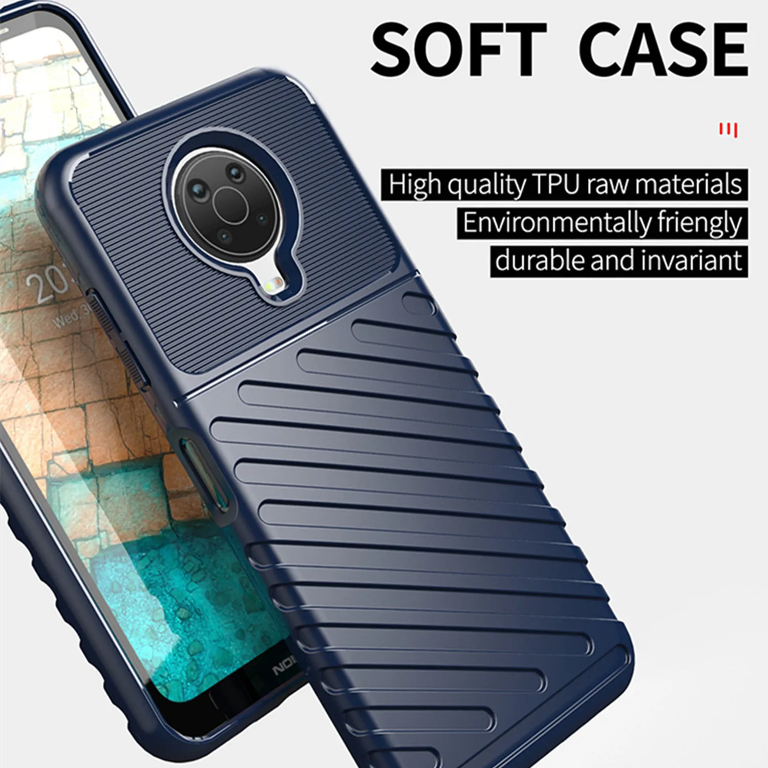 Funda de silicona suave para móvil, carcasa trasera de lujo para Nokia G10, G20, nokia6.3, 6,3