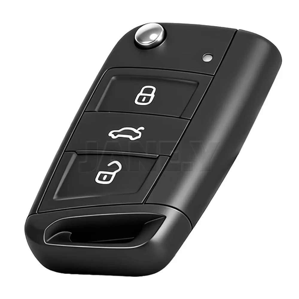 10PCS Smart Car Key Fob Case For VW Golf 7 MK7 Touran Polo Tiguan For Seat For Skoda MQB Remote Key Shell Cover HU66 / HU162T