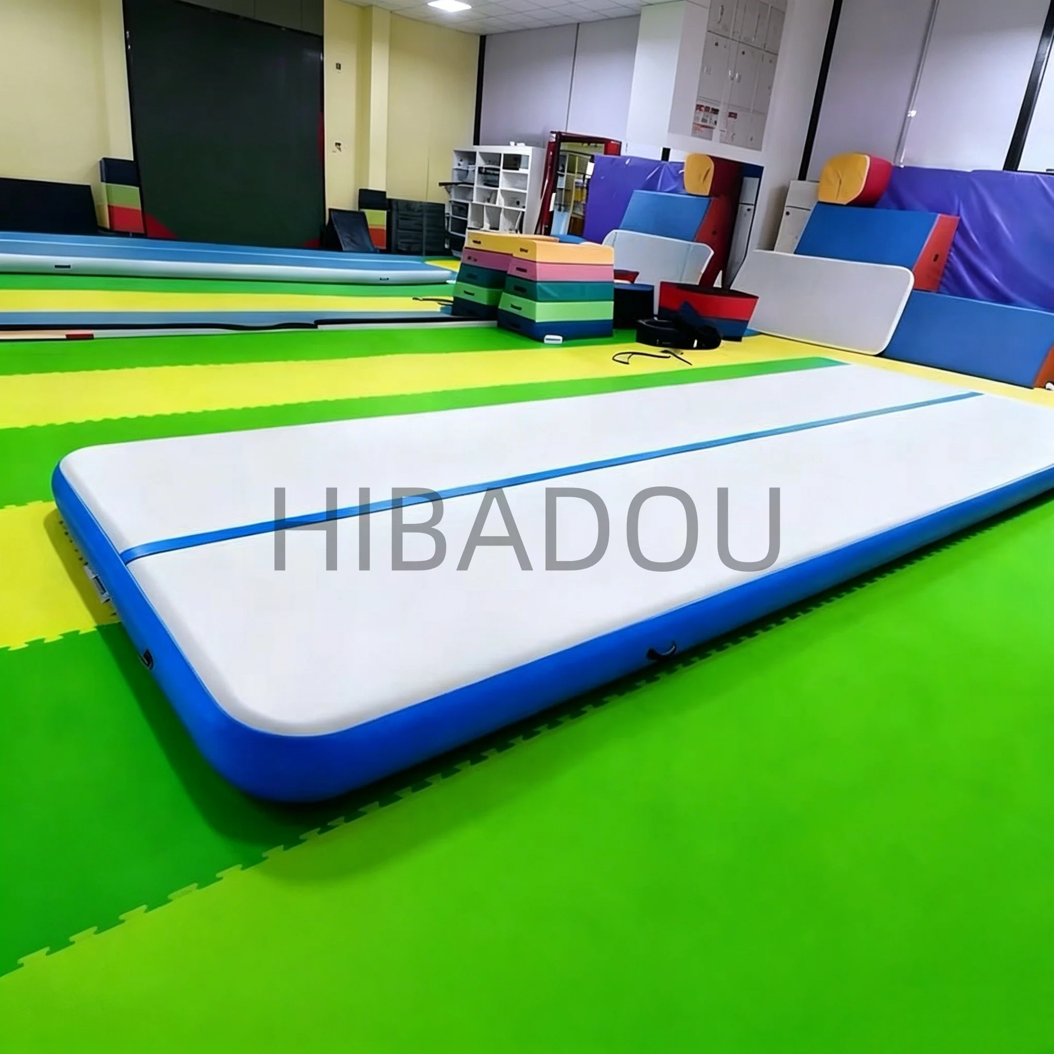 Gymnastics Air Mat 8x1x0.2m Tu - Tumbling Air Track 评论和价格