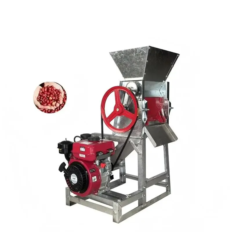 

Birui Stainless Steel Coffee & Cocoa Bean Pulper/Shelling Machine High Productivity Farm Use New