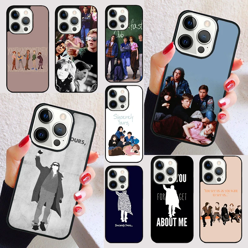 Sincerely Yours The Breakfast Club cover For iPhone 15 16 13 12 11 14 Pro Max Mini Max SE 2020 7 8 6S Plus Phone Case