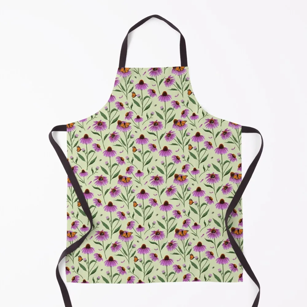 Cone flower Apron carpenter manicurist Apron