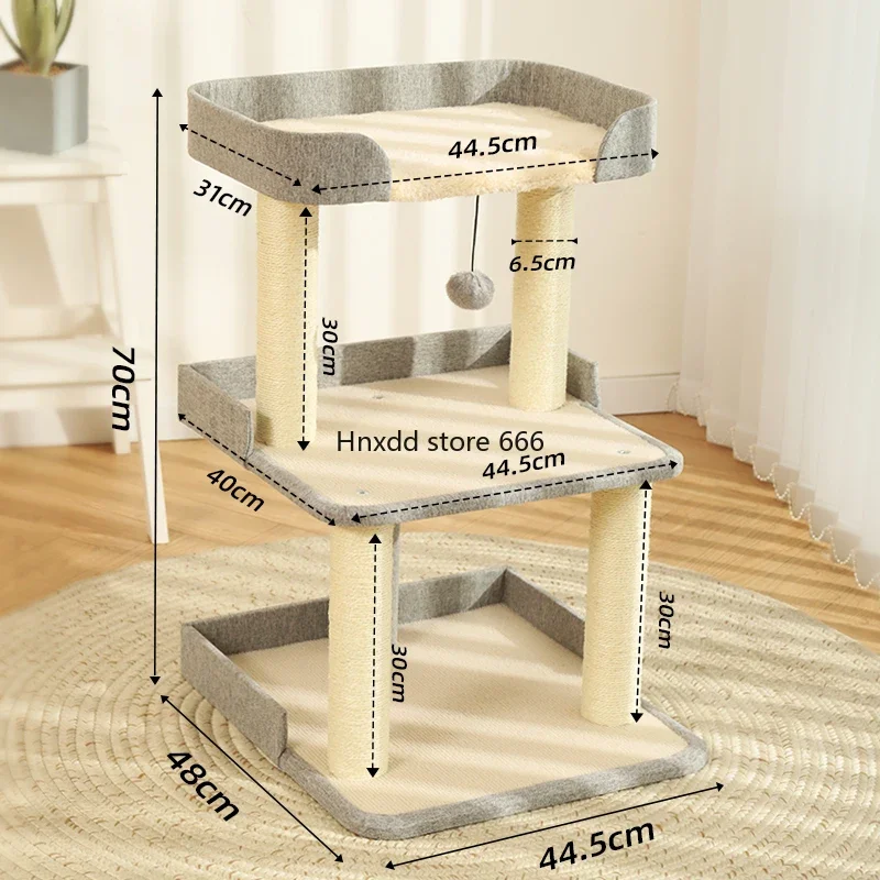 

Large cat climbing frame nest tree integrated multi-layer