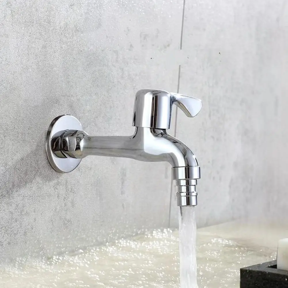 Brass Washing Machine Tap Extended 14cm Mop Pool Faucet Fast Open Valve High Quality Home Water Utility Plumbing Tool