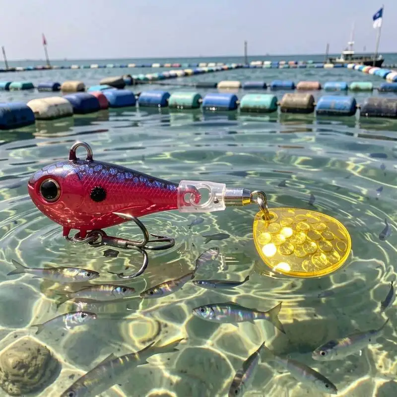 Metal Vibration Lure 35g 10.5cm Realistic Fish Pattern for Mackerel and Bonito Swimbait Fishing Tackle Bait Tackle