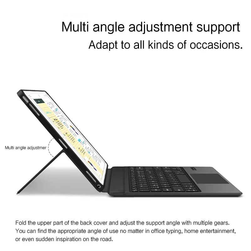 Smart Case Magic Keyboard for iPad Pro 12.9 2015 2017 1st 2nd Generation A1584 A1652 A1670 A1671 A1821 Cover