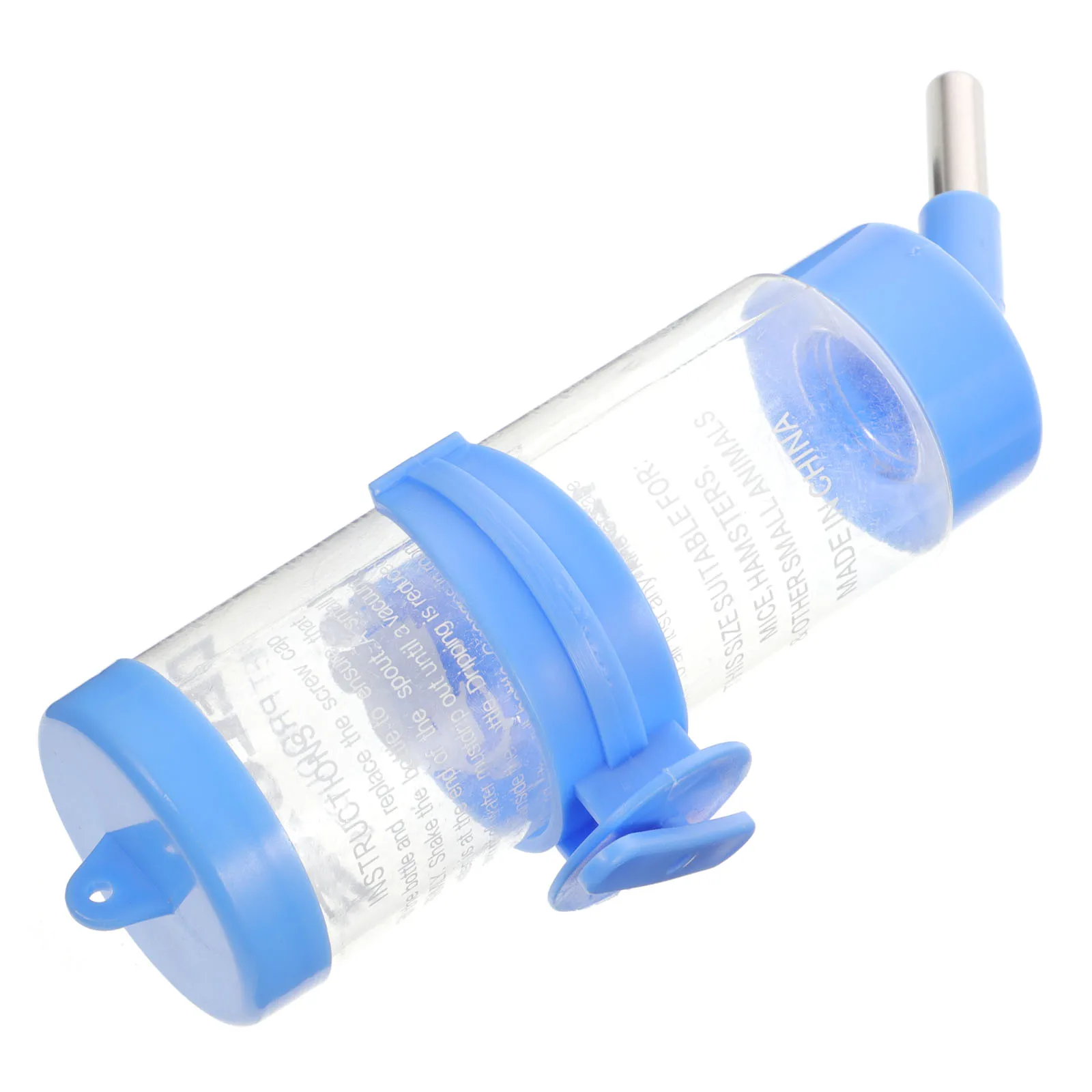 

125Ml Small Animal Water Bottle Hanging Pet Drinking Dispenser for Hamster Rabbit Chew Resistant Clear Graduated Scale