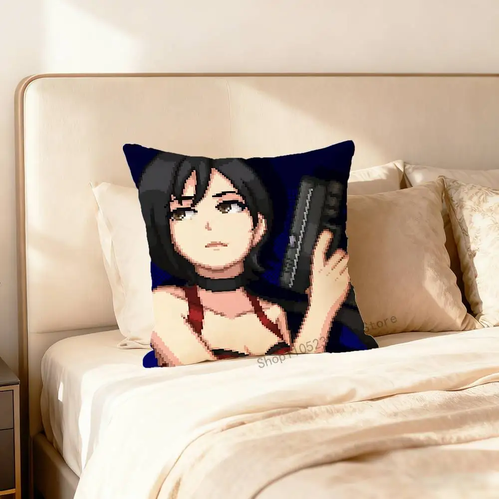 Ada Wong R-Resident E-Evil 4 Pillow Cases for Bedroom Living Room Sofa Home Decor Polyester Cushion Cover with Zipper