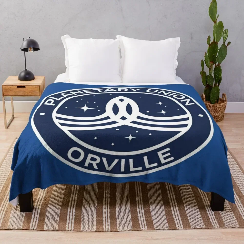 

The Orville -Planetary Union Logo Throw Blanket Soft Comfort Blanket for Reading Watching TV