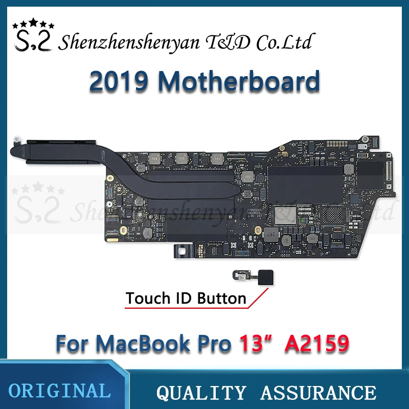 

Original Laptop A2159 Motherboard For Macbook Pro 13" A2159 Logic Board 8GB 256G 512GB 1.4GHz i5 820-01598-A Emc 3301 2019 Year