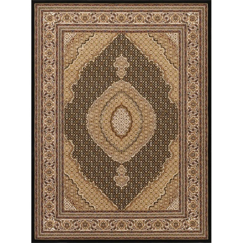 

Manchester GC_HER5003 Black 5 ft. 3 in. x 7 ft. 3 in. Area Rug