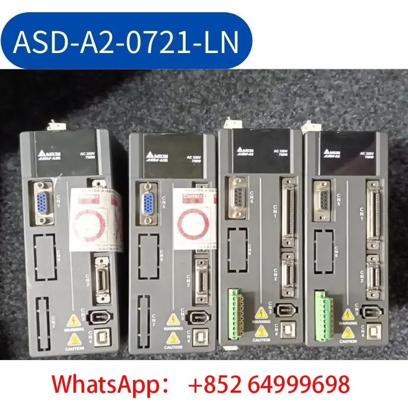 

second-hand ASD-A2-0721-LN servo driver 750W tested ok