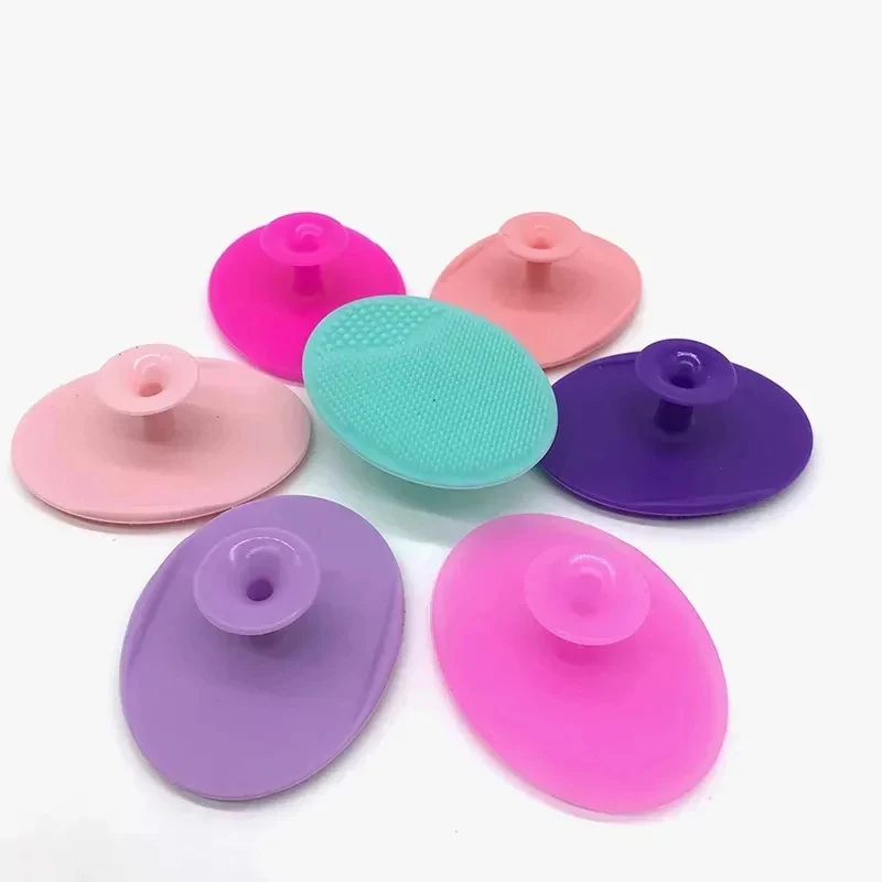 Escova de Limpeza Facial de Silicone Macio 1/2/3 Peças e Massageador Manual, Escova Esfoliante de Silicone para Limpeza Facial