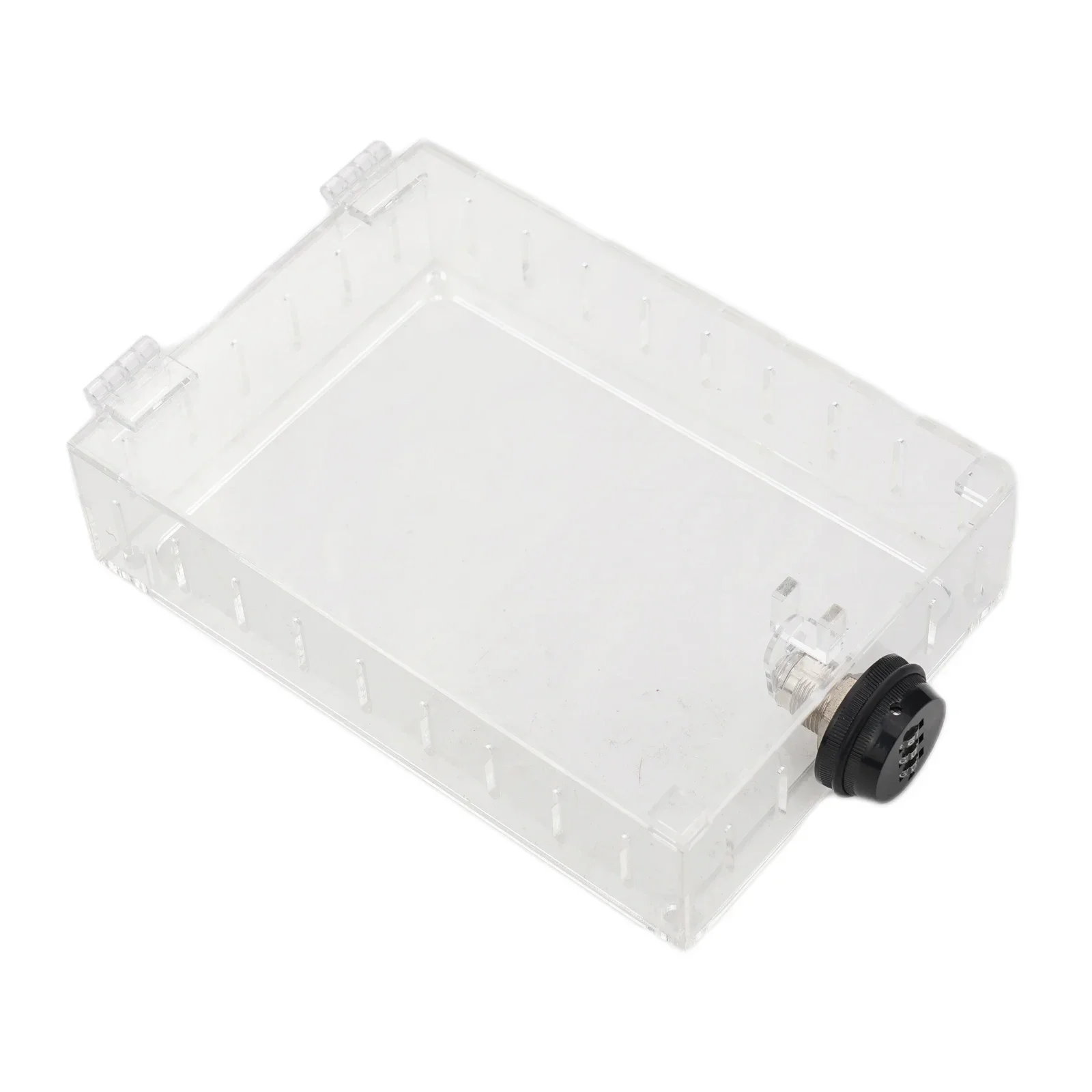 Clear Acrylic Protective Box with Combination Lock for Thermostats Easy Installation Suitable for Various Controls