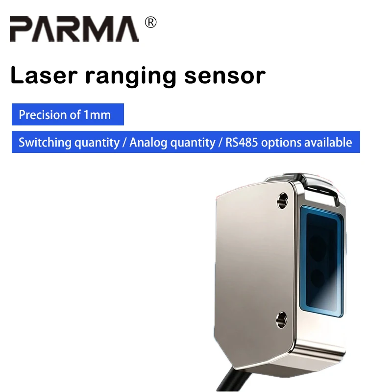 Laser distance measurement sensor - High-precision 5-meter to 10-meter long-distance displacement sensor. RS485 switch analog qu