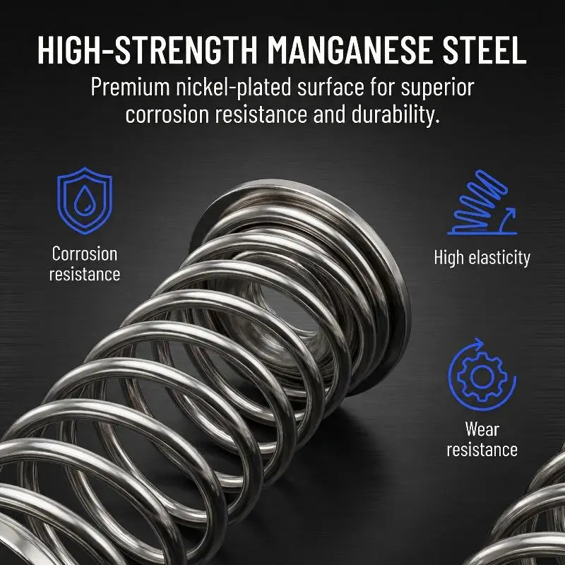 4Pcs/pack Vibration Damping Shock Absorbing Strong Steel Spring M5/M6 Thread Filling Machine Dispenser Accessories