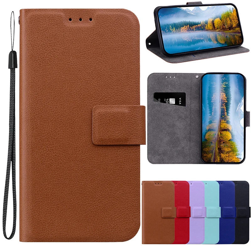 Luxury Leather Wallet Case For Samsung Galaxy A26 A25 5G A24 A23 a22 A22S A14 a15 A13 A12 4g 5G LTE Ultra-thin cell Phone Case