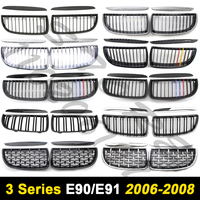 for 2006-2008 E90 E91 3-Series BMW Bumper Mesh Racing Kidney Grille 316 318 320 323 325 328i 330 335 Sedan/ Touring/ Wagon