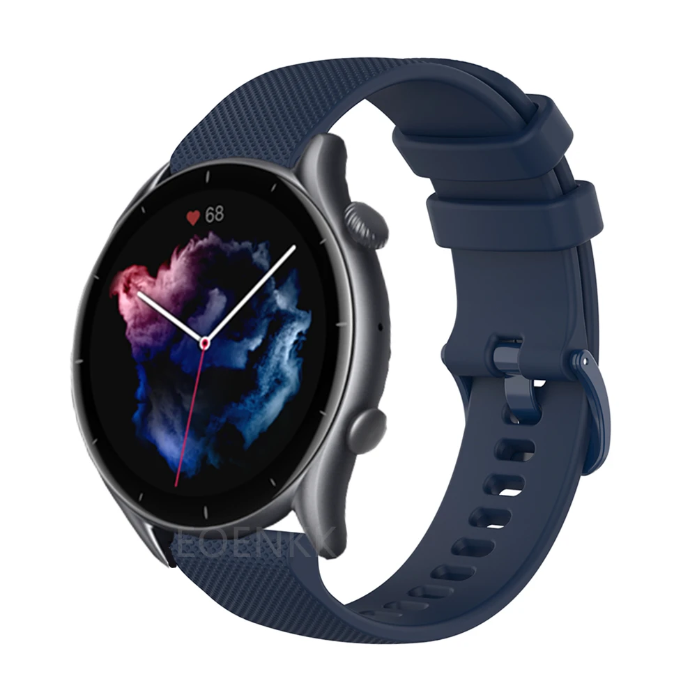 ل شاومي Huami Amazfit GTR 3 برو سيليكون المعصم حزام ل Amazfit GTR 2 2e/47 مللي متر 42 مللي متر/Bip S/U/GTS 3/2 ساعة صغيرة الفرقة سوار