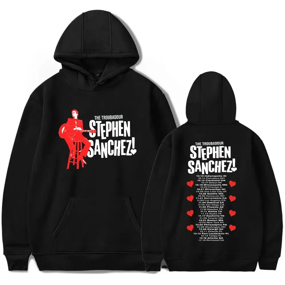 

Men and Women Stephen Santos Tour Merch Hoodies, Angel Face Album, Hip Hop Pullover, Casual Sweatshirts, Training Suits, Fall,