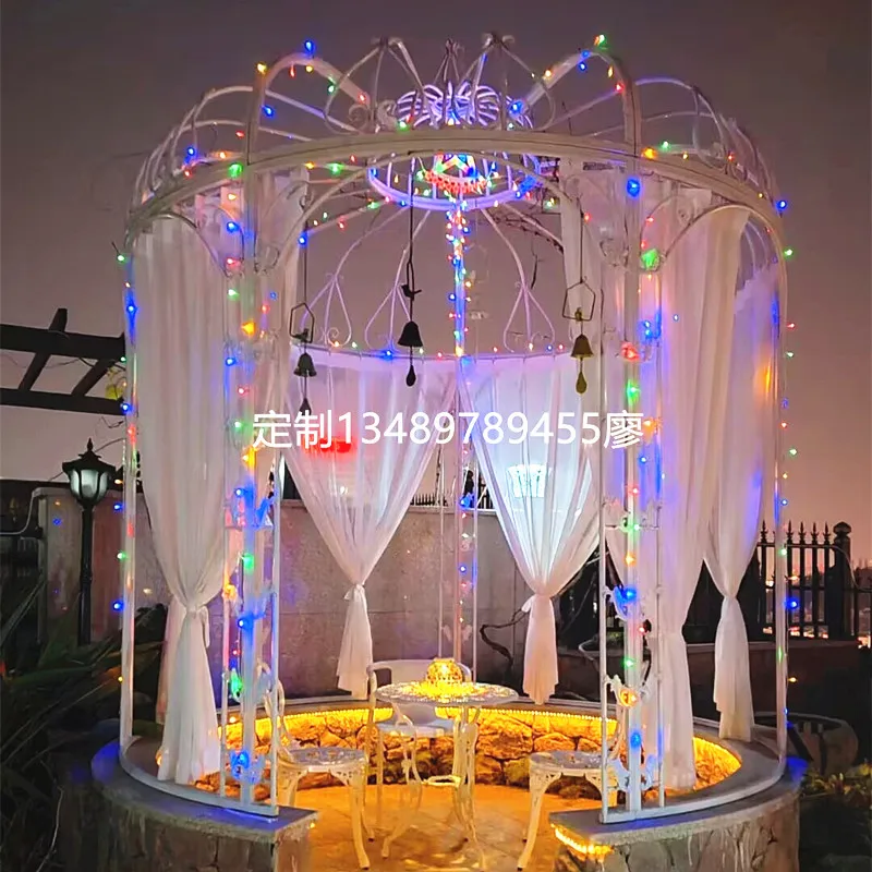 Iron Decoration Extra Large Cage Restaurant Bird Cage Seat Outdoor Large Extra Large Cage Giant