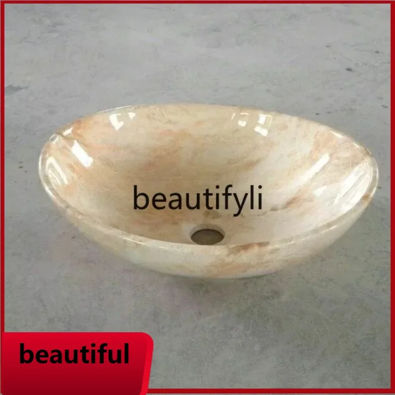 

f156 Boutique stage ingot basin, wood grain art, stone grain washbasin