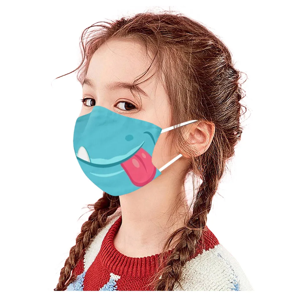 1PC bambini bambini Outdoor Cotton Mouth lavabile riutilizzabile Face Filte Outdoor maschera protettiva antipolvere per il viso maschera