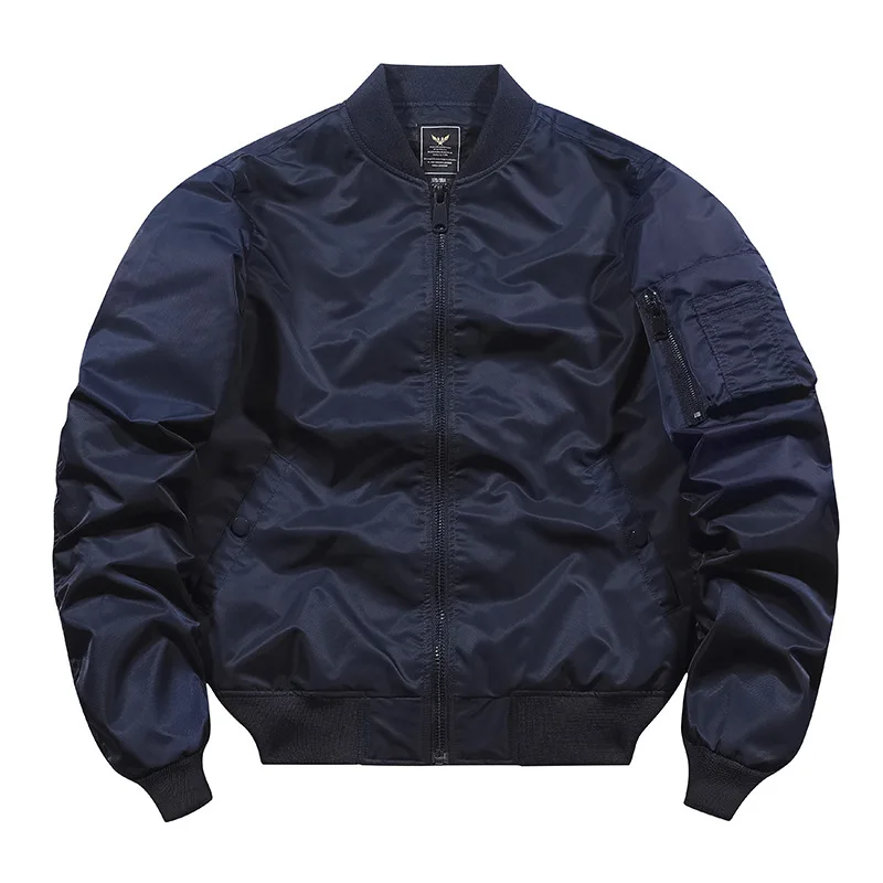 New Fashion Men Flight Jackets Multi-pockets Bomber Jackets Quality Male Outwear Casual Baseball Jackets Men Loose Cargo Coats