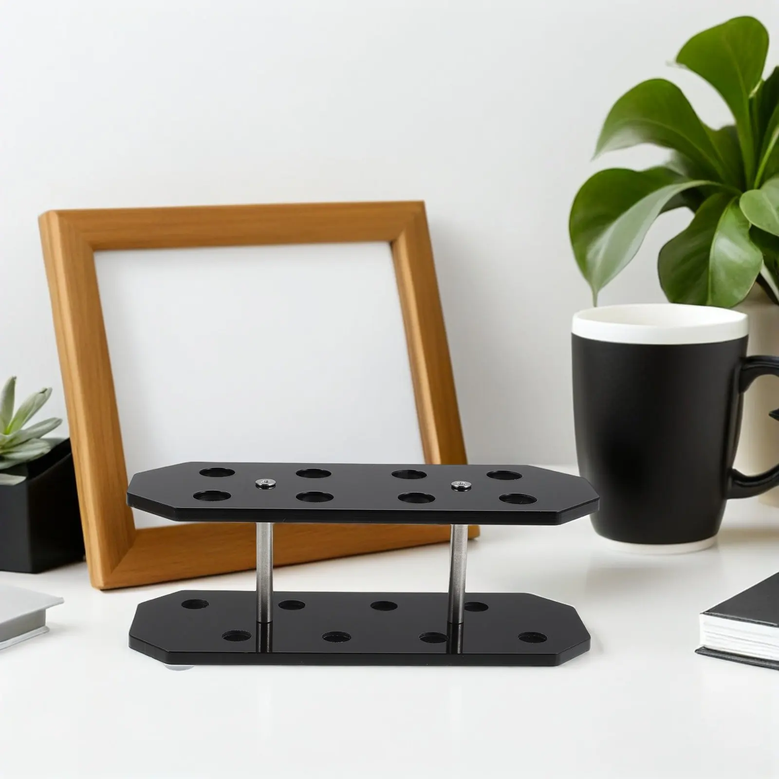 

Acrylic Desktop Dart Holder Stand 8-Position Multi-Function Organizer Rack for Home Office Game Room Indoor Dart Storage Display