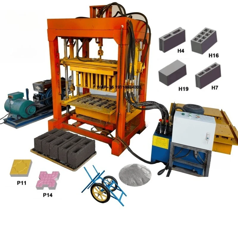 New 4-30 Hydraulic Cement Block Making Machinery Concrete Cement Brick Making Machine