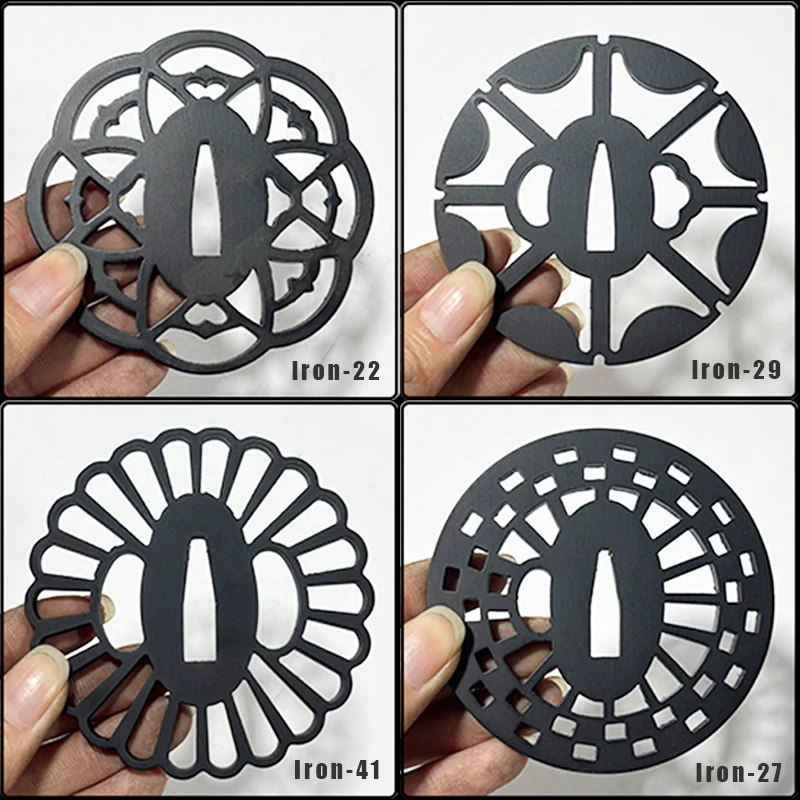 

Katana,Wakizashi,Tanto Tsuba Use Handmade Japanese Sword Iron Guard Fitting