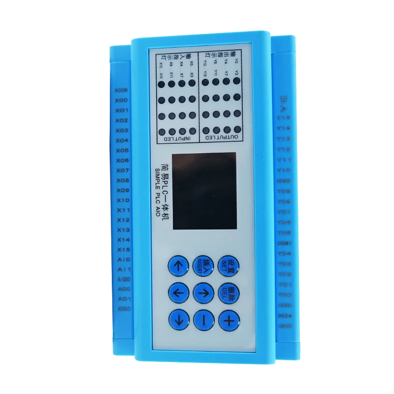 

16-in 16-out Relay Output PLC with 2 channel analog Input 0-20mA or 0-10V