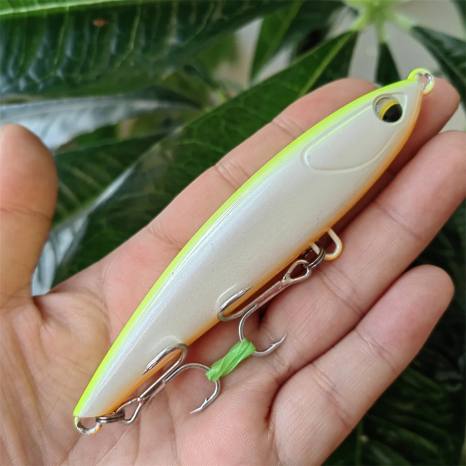 SWOLFY  Sinking Pencil Fishing Lures 105mm 28g Long Casting Stickbait Wobblers Hard Bait Winter Sea Saltwater Fishing Tackle