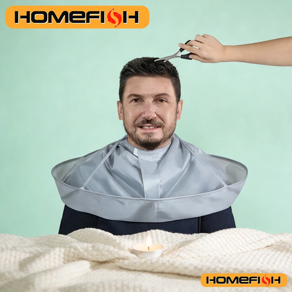 Capa de peluquería tipo paraguas para corte de pelo, para hombres y mujeres, accesorios de peluquería para cortar y teñir el cabello