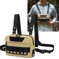Tactical Men Chest Bag Outdoor Hiking Camping Fishing Cycling Vest Backpack Molle Travel Short Trip Mobile Phone Vest Pouch
