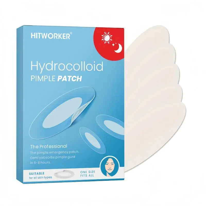 Hoyytu 5/10Pcs Water-Based Acne Patch Set Deep Cleansing Hypoallergenic Pimple Stickers for Sensitive Facial Skin