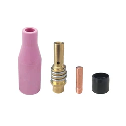 Antorcha de soldadura de Gas con punta de contacto, consumibles MIG 15AK, 0,8mm/1,0mm/1,2mm MAG, 4 Uds.