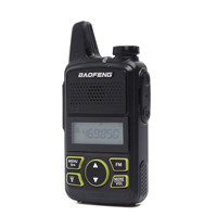 Baofeng BF-T1 Mini Walkie Talkie UHF 400-470MHz 20 Channels Portable Long Range USB Charging Two Way Radio For Hunting Camping