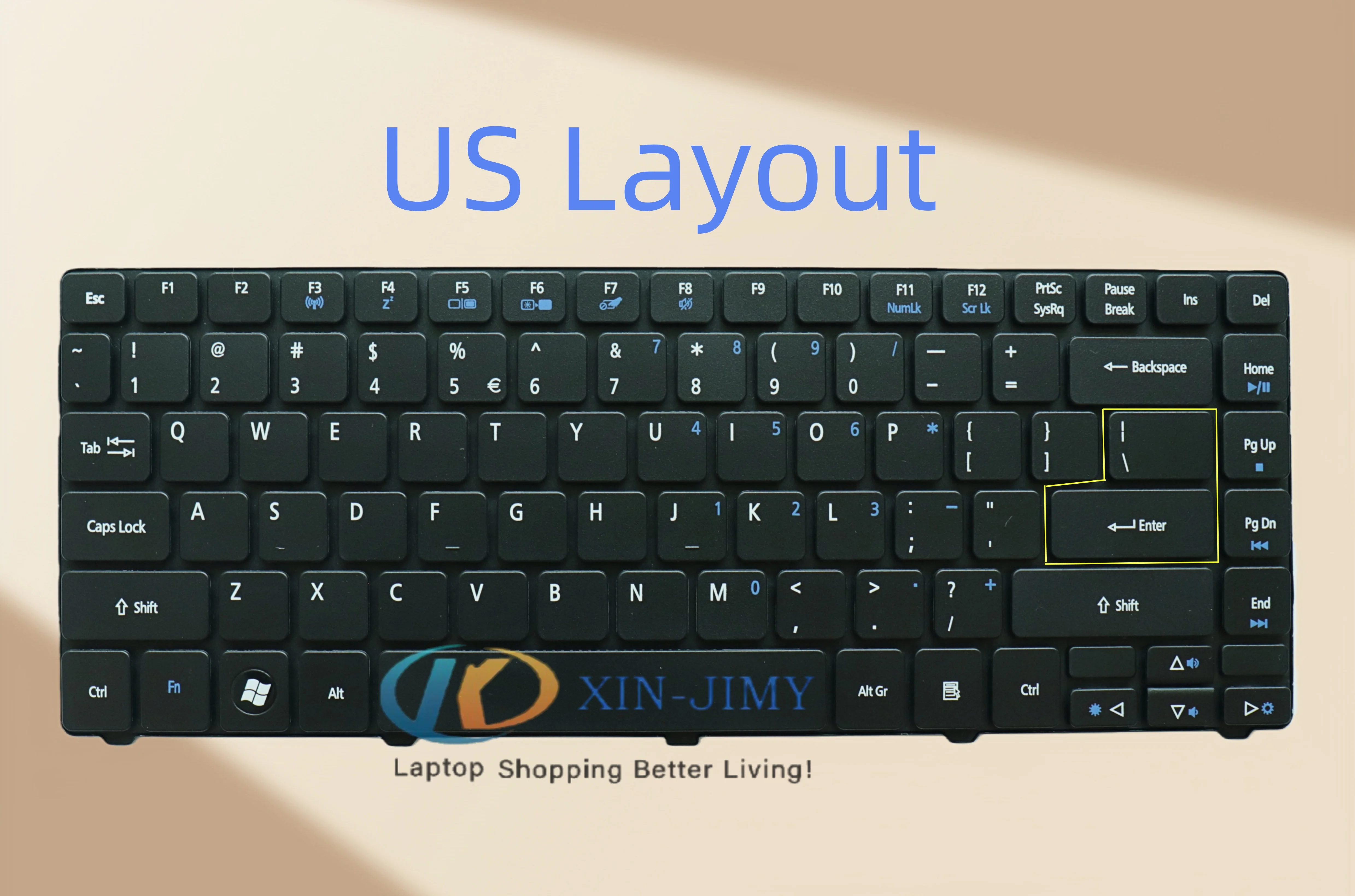 Para Acer Aspire 3810 3820 4820 4740 4750 US/RU Layout Teclado sem retroiluminação