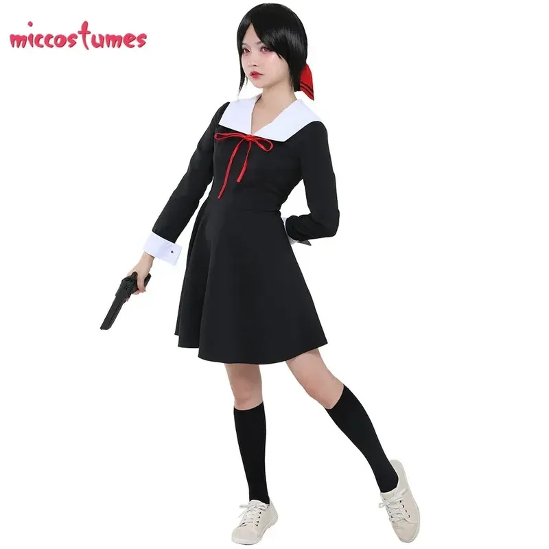 

Miccostumes Women's Kaguya Cosplay Costume School Uniform Dress