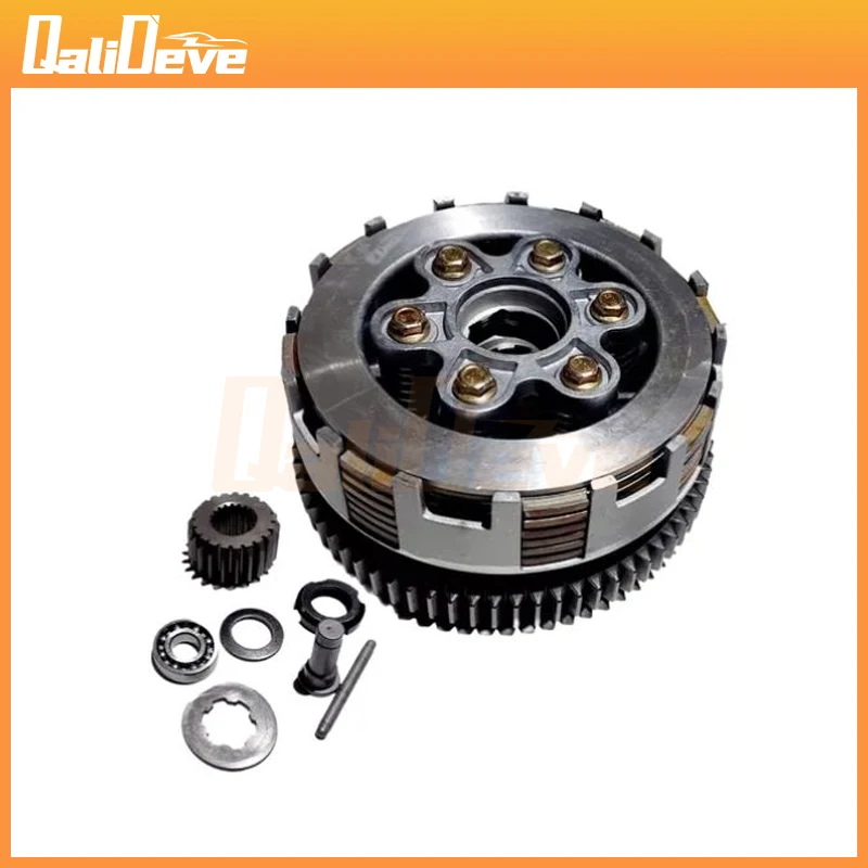 1 Juego de conjunto de embrague de motocicleta para Vento Rocketman Tornado Crossmax Wortman 250cc, embrague de transmisión de motocicleta, accesorios para coche