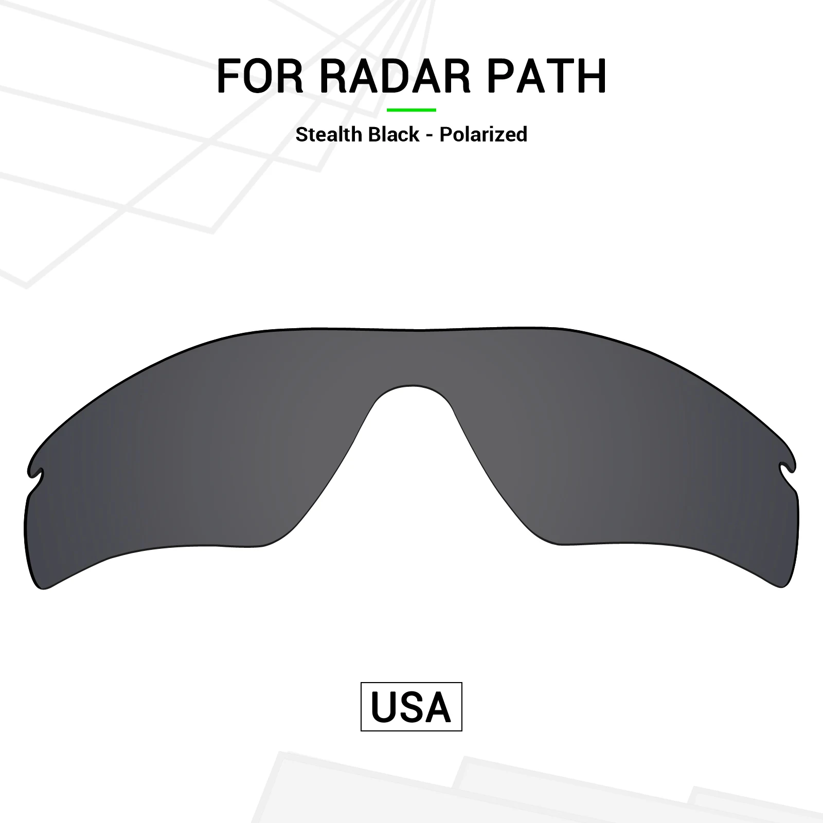 SNARK POLARIZED Replacement Lenses for Oakley Radar Path Sunglasses - Multiple Options