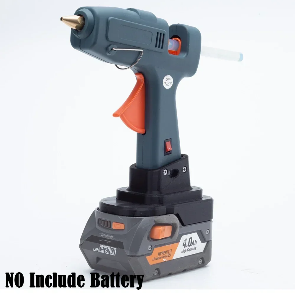 

Cordless Electric Hot Glue Gun For Ridgid AEG 18V Lithium Battery Repair DIY Tool Hot Melt Welding with 10pcs Strip